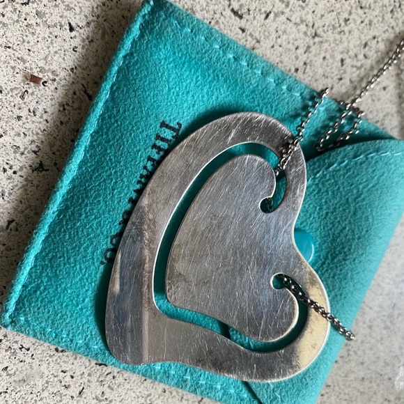 Tiffany&co Elsa Peretti LG vintage $/b card/holder or charm. Chain not included - Picture 6 of 9